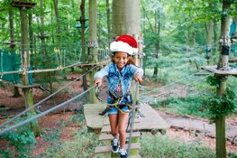 Kerst vieren in het Klimbos van Fun Forest