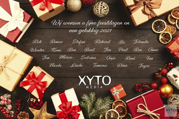 XYTO Media wenst een ieder prettige feestdagen!