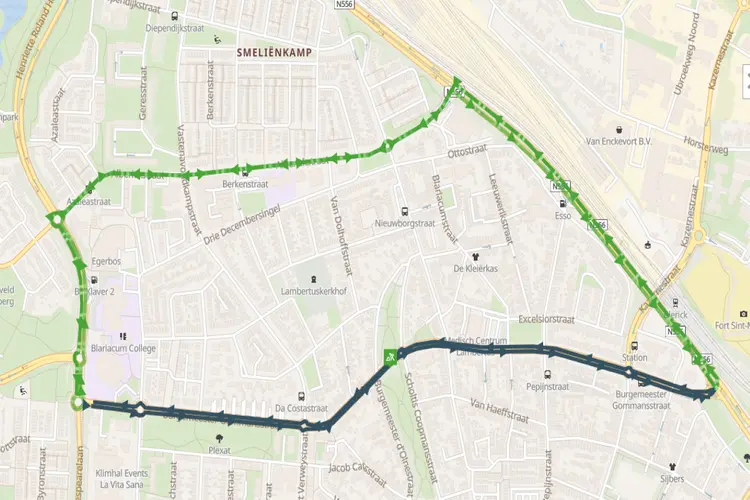 Komende week werkzaamheden aan Burgemeester Gommansstraat in Blerick