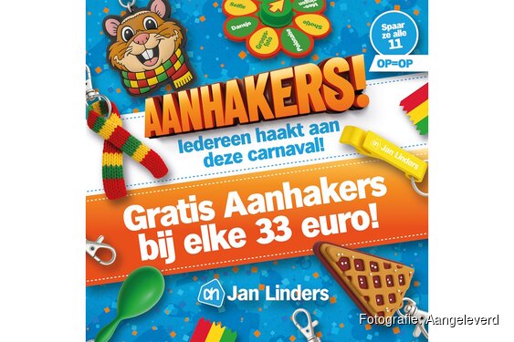 Deze carnaval haak je aan bij AH Jan Linders!