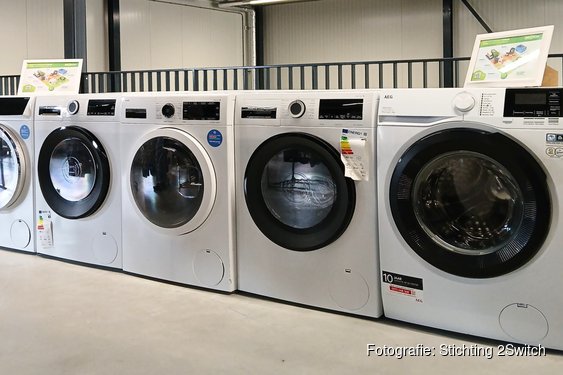 2Switch kringloopwinkel Venray start verkoop refurbished witgoed van Road2Re-Use