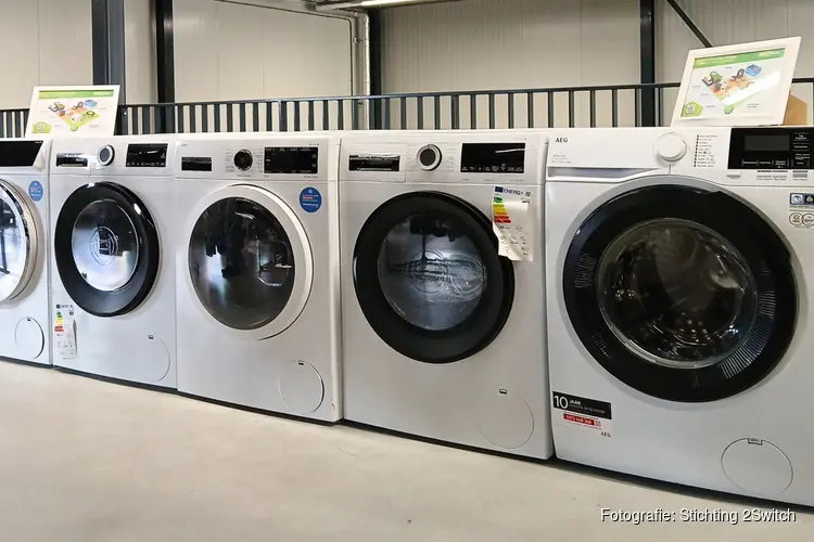 2Switch kringloopwinkel Venray start verkoop refurbished witgoed van Road2Re-Use