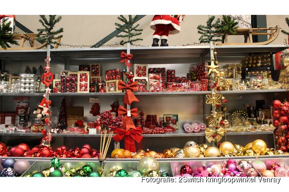 2Switch kringloopwinkel Venray start kerstshow zaterdag 31 oktober